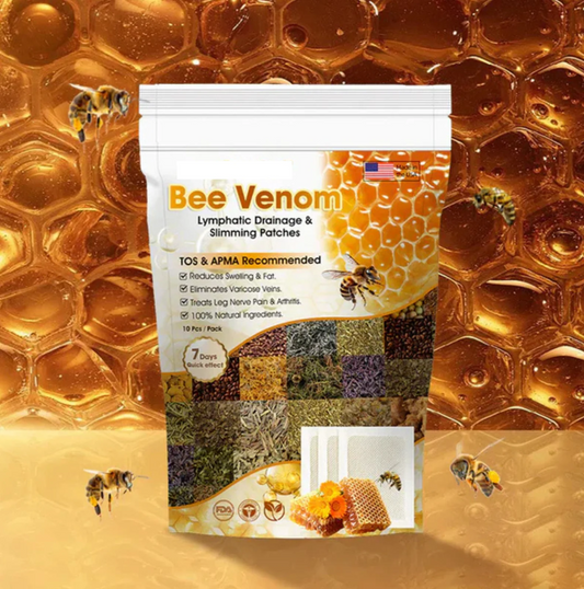 Bee Venom Lymphatic Drainage & Slimming Foot Patches (Set of 14 Patches)