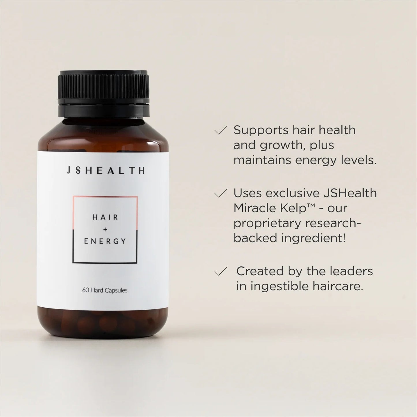 JSHealth Vitamins Hair + Energy