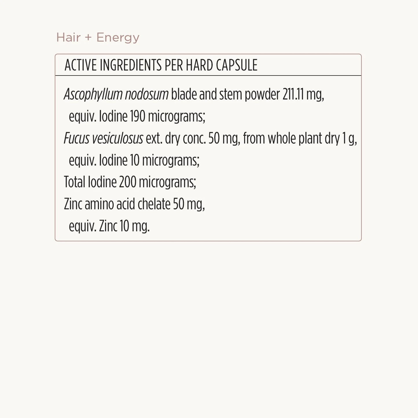 JSHealth Vitamins Hair + Energy