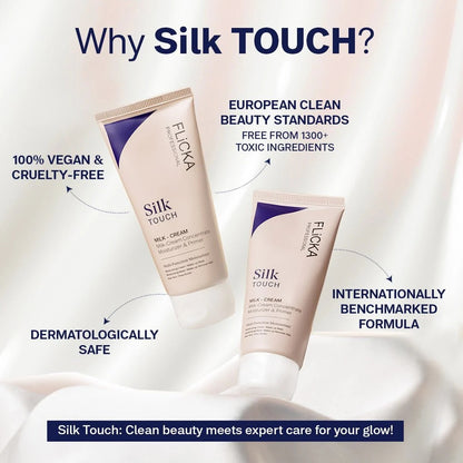 Flicka Silk Touch 3-in-1 Primer Moisturizer with SPF & Pore Blurring